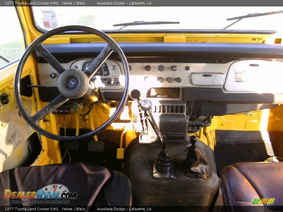 1977 Toyota Land Cruiser FJ40 Yellow / Black Photo #10
