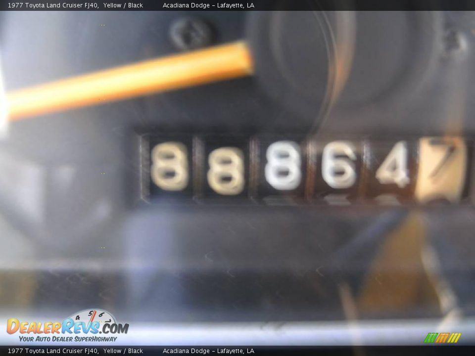 1977 Toyota Land Cruiser FJ40 Yellow / Black Photo #11