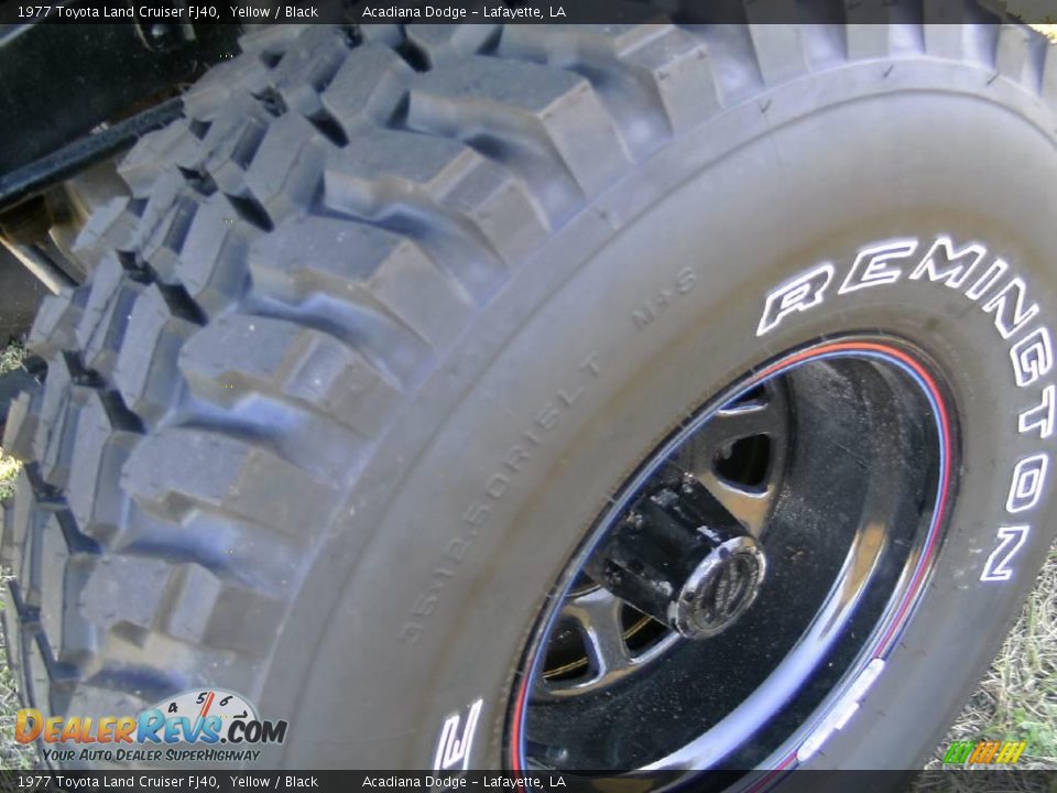 1977 Toyota Land Cruiser FJ40 Yellow / Black Photo #12