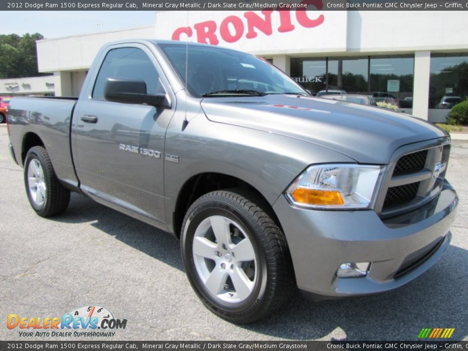2012 Dodge Ram 1500 Express Regular Cab Mineral Gray Metallic / Dark Slate Gray/Medium Graystone Photo #1