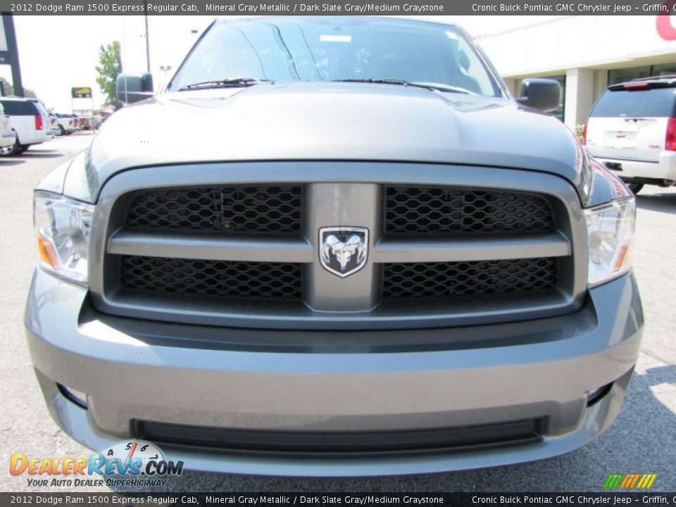 2012 Dodge Ram 1500 Express Regular Cab Mineral Gray Metallic / Dark Slate Gray/Medium Graystone Photo #2