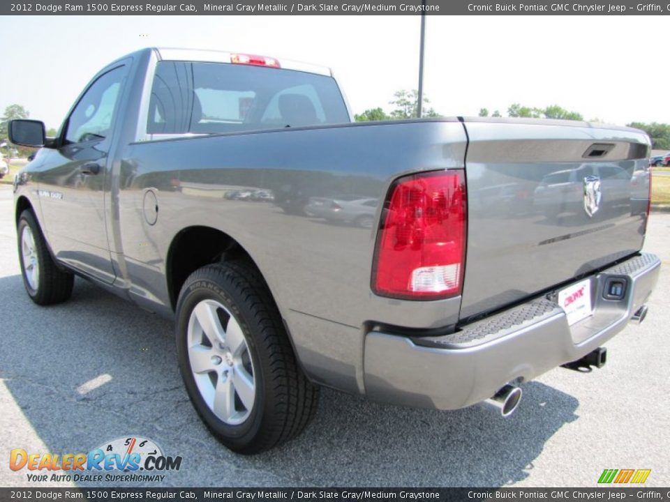 2012 Dodge Ram 1500 Express Regular Cab Mineral Gray Metallic / Dark Slate Gray/Medium Graystone Photo #5