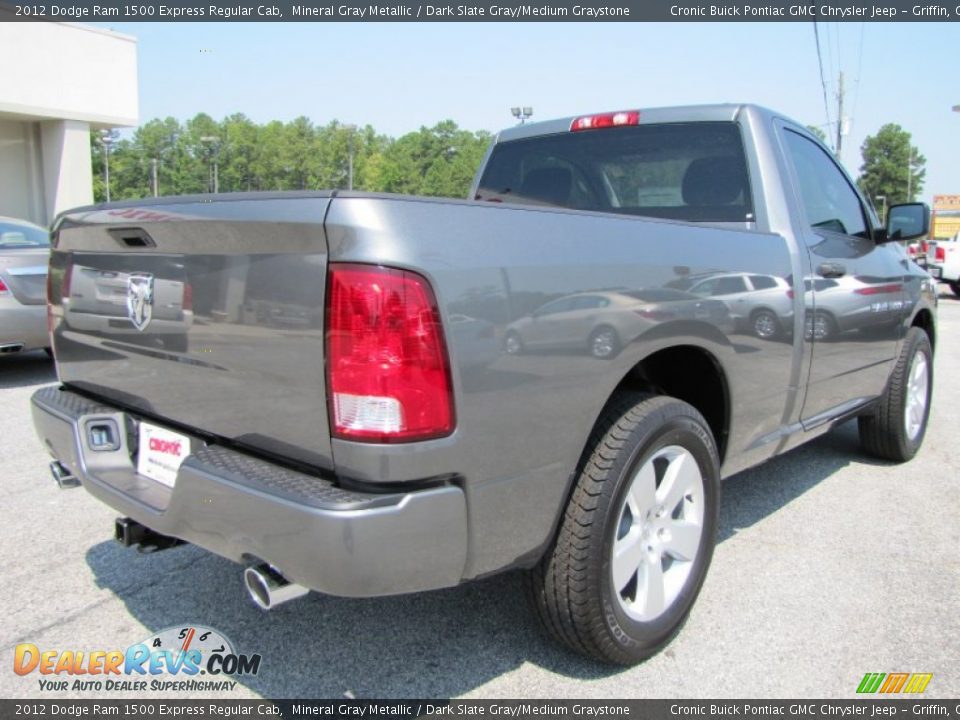 2012 Dodge Ram 1500 Express Regular Cab Mineral Gray Metallic / Dark Slate Gray/Medium Graystone Photo #7