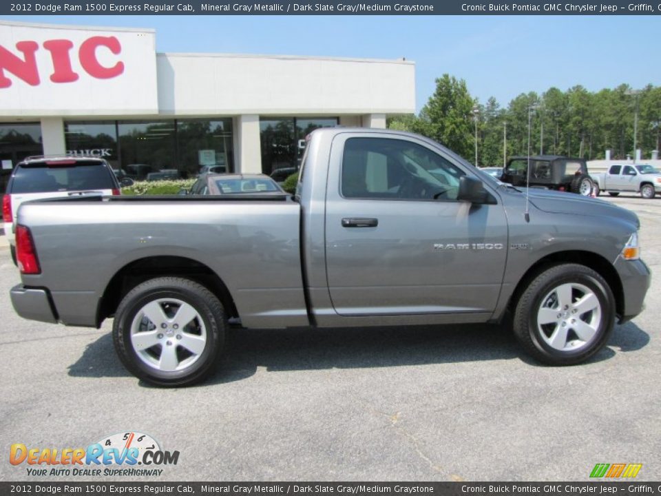 2012 Dodge Ram 1500 Express Regular Cab Mineral Gray Metallic / Dark Slate Gray/Medium Graystone Photo #8