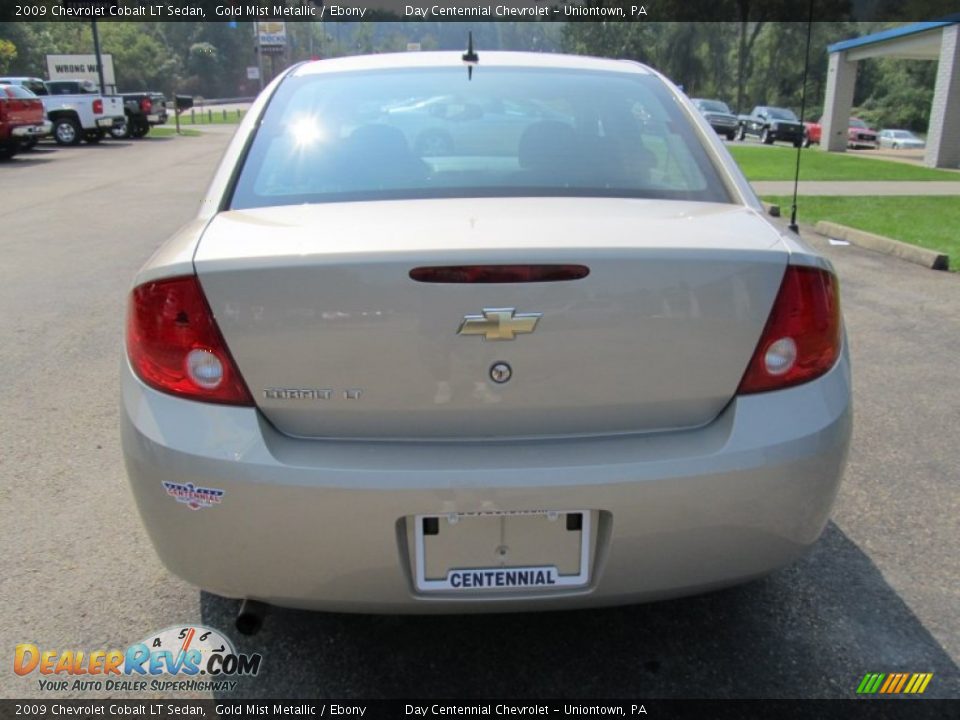2009 Chevrolet Cobalt LT Sedan Gold Mist Metallic / Ebony Photo #3