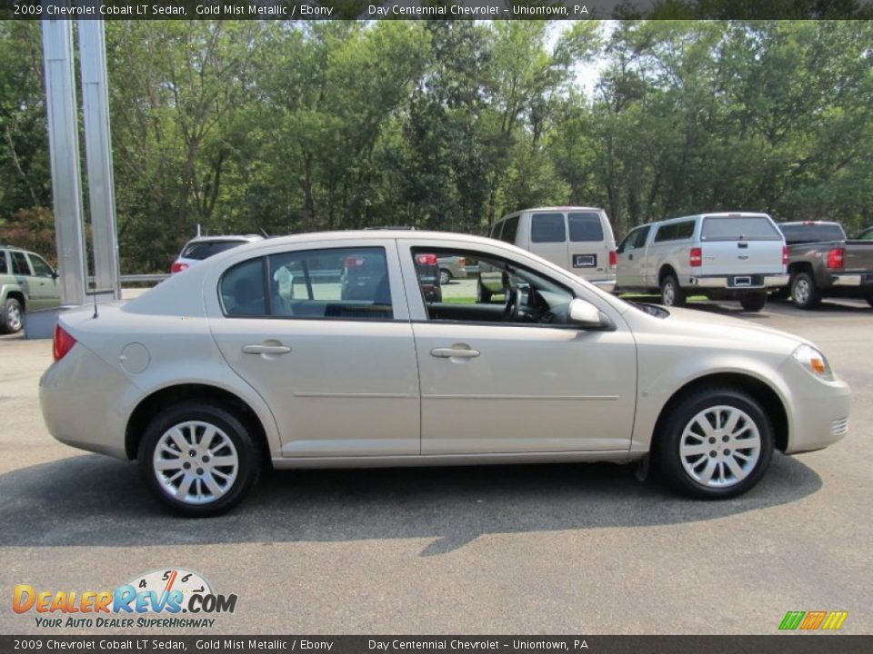 2009 Chevrolet Cobalt LT Sedan Gold Mist Metallic / Ebony Photo #5