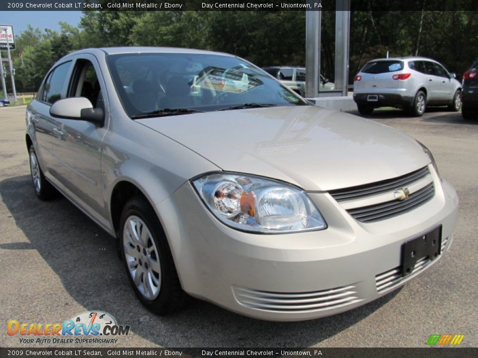 2009 Chevrolet Cobalt LT Sedan Gold Mist Metallic / Ebony Photo #7