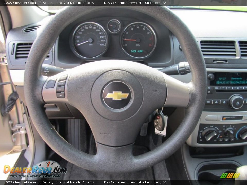 2009 Chevrolet Cobalt LT Sedan Gold Mist Metallic / Ebony Photo #11