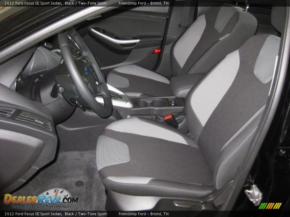 2012 Ford Focus SE Sport Sedan Black / Two-Tone Sport Photo #11