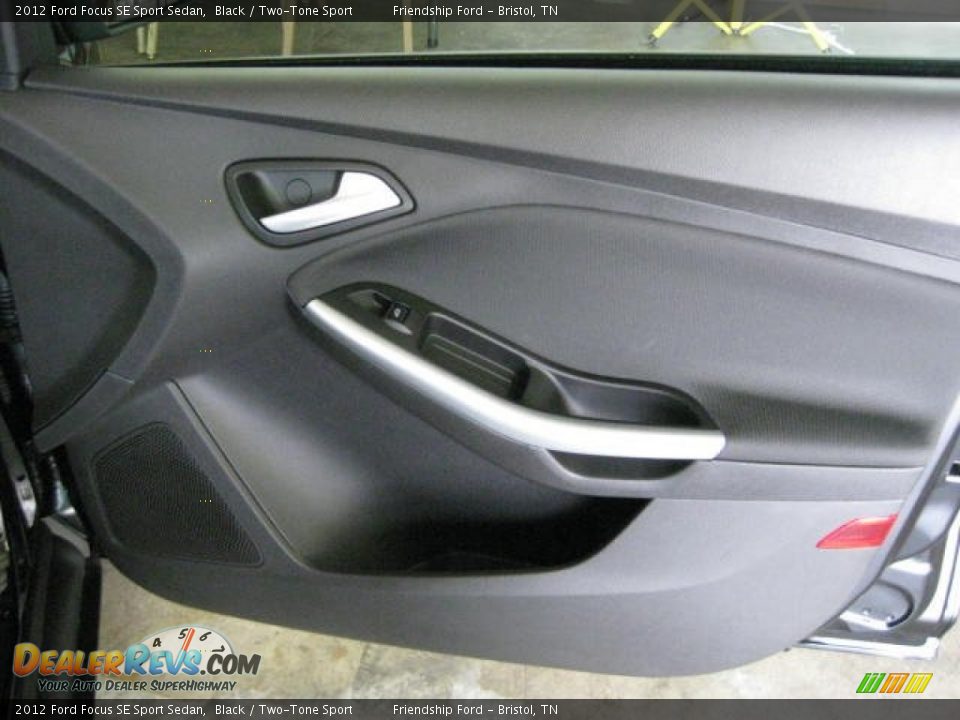 2012 Ford Focus SE Sport Sedan Black / Two-Tone Sport Photo #17
