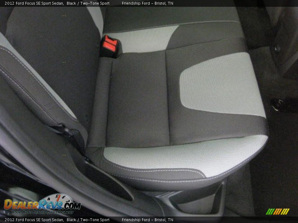 2012 Ford Focus SE Sport Sedan Black / Two-Tone Sport Photo #19