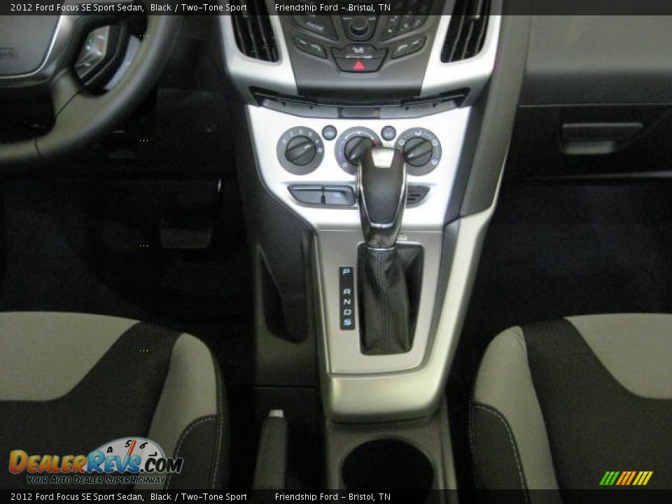 2012 Ford Focus SE Sport Sedan Black / Two-Tone Sport Photo #23