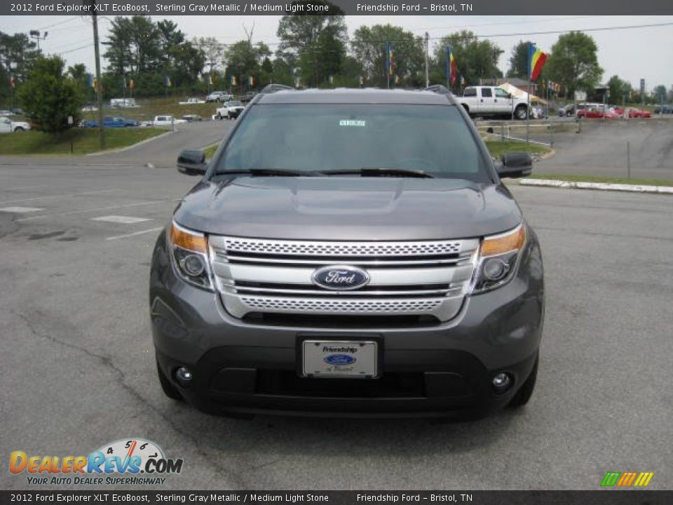 2012 Ford Explorer XLT EcoBoost Sterling Gray Metallic / Medium Light Stone Photo #3