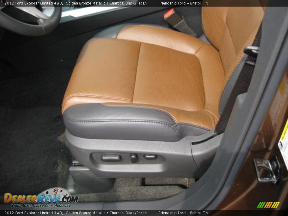 Charcoal Black/Pecan Interior - 2012 Ford Explorer Limited 4WD Photo #13