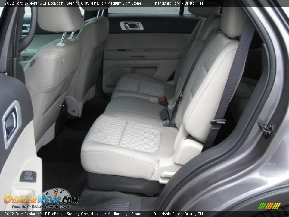 2012 Ford Explorer XLT EcoBoost Sterling Gray Metallic / Medium Light Stone Photo #13