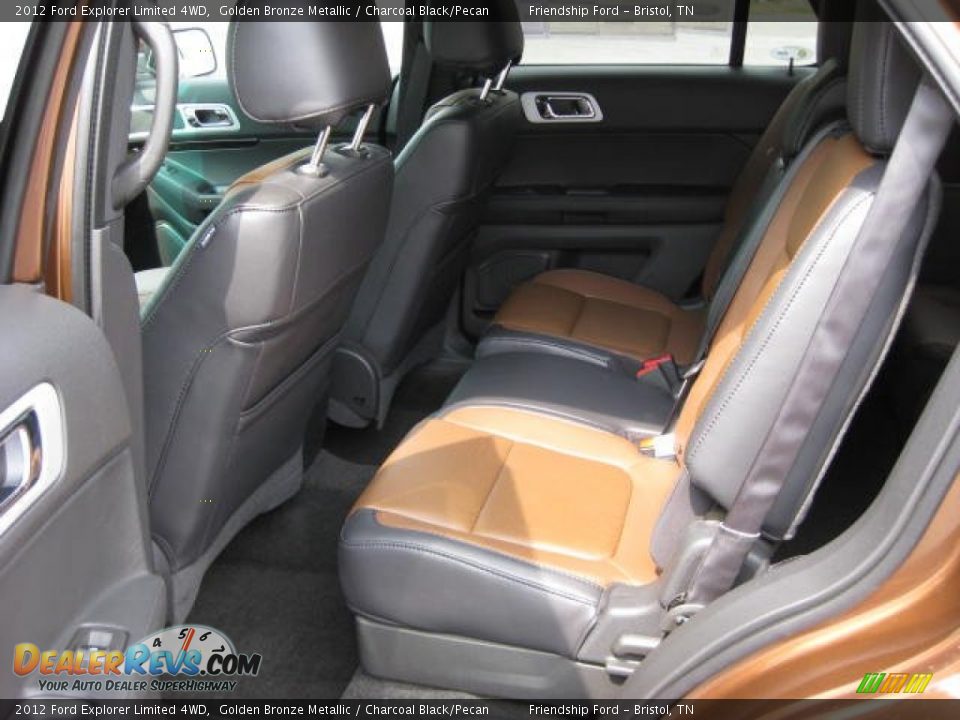 Charcoal Black/Pecan Interior - 2012 Ford Explorer Limited 4WD Photo #15