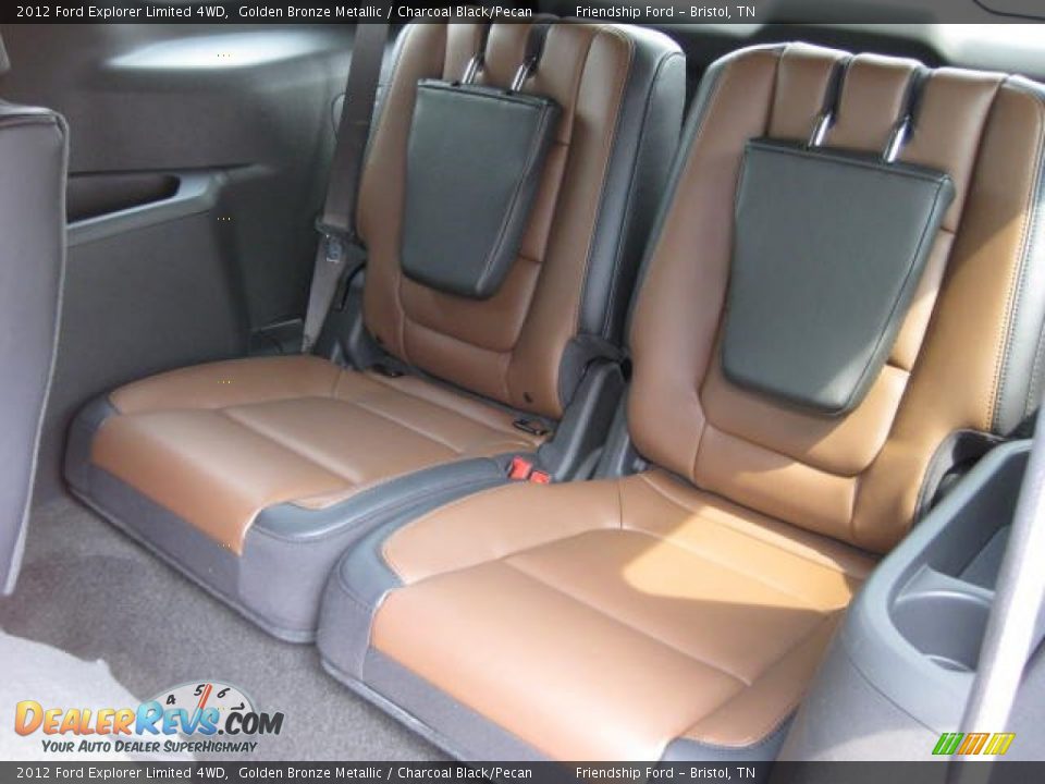 Charcoal Black/Pecan Interior - 2012 Ford Explorer Limited 4WD Photo #17
