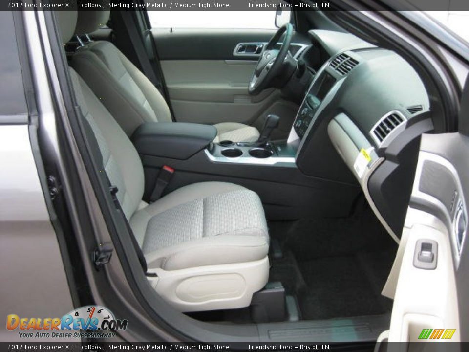 2012 Ford Explorer XLT EcoBoost Sterling Gray Metallic / Medium Light Stone Photo #19