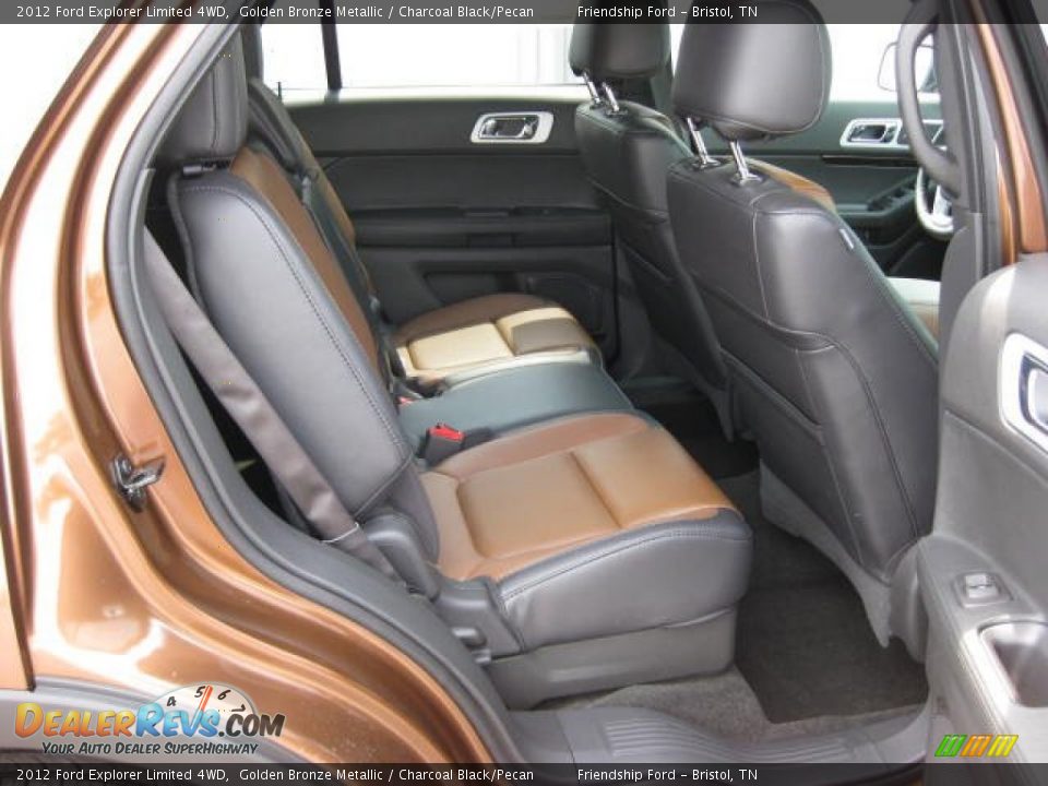 Charcoal Black/Pecan Interior - 2012 Ford Explorer Limited 4WD Photo #21