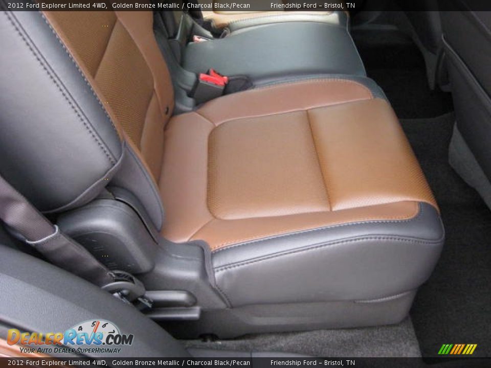Charcoal Black/Pecan Interior - 2012 Ford Explorer Limited 4WD Photo #22