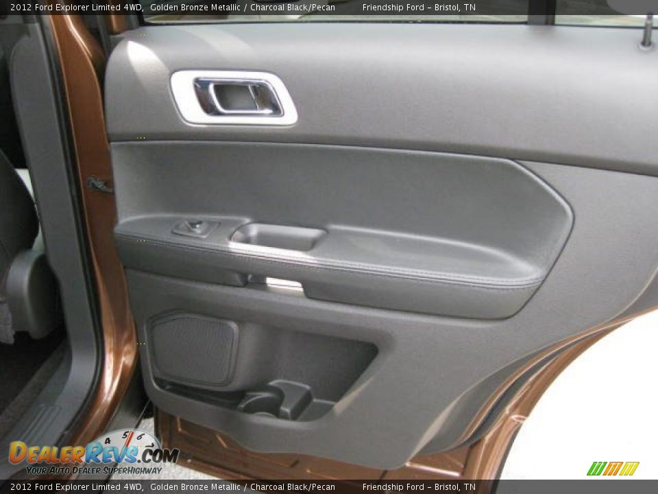 2012 Ford Explorer Limited 4WD Golden Bronze Metallic / Charcoal Black/Pecan Photo #23