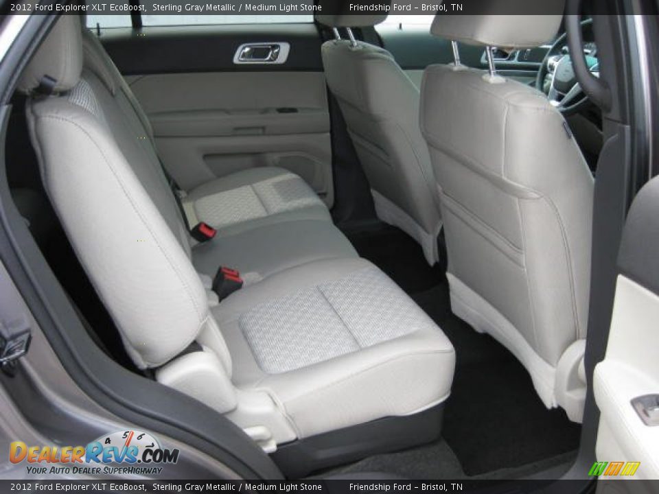 2012 Ford Explorer XLT EcoBoost Sterling Gray Metallic / Medium Light Stone Photo #22