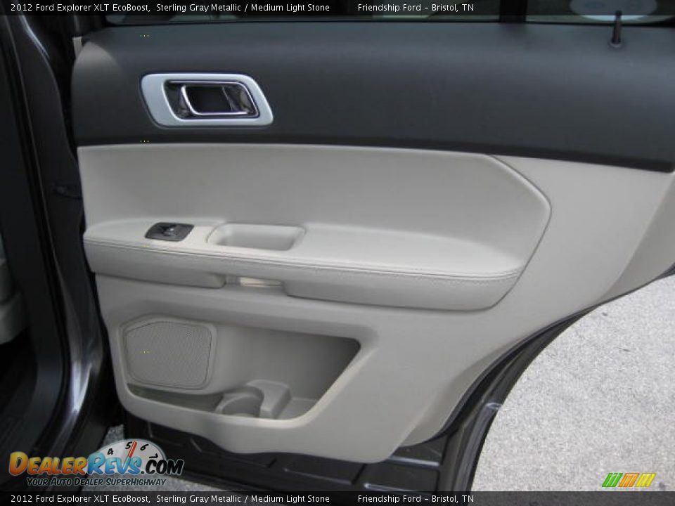 2012 Ford Explorer XLT EcoBoost Sterling Gray Metallic / Medium Light Stone Photo #24