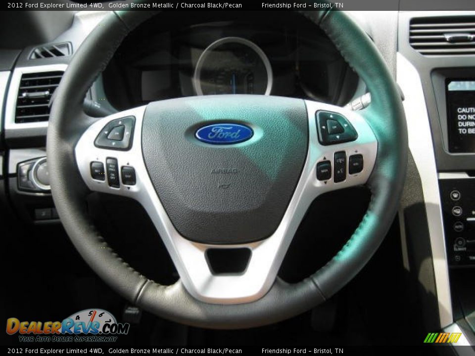 2012 Ford Explorer Limited 4WD Steering Wheel Photo #27