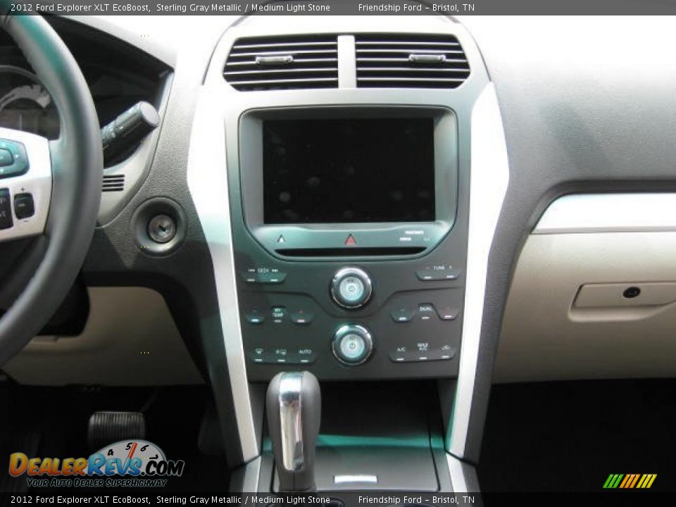 2012 Ford Explorer XLT EcoBoost Sterling Gray Metallic / Medium Light Stone Photo #26