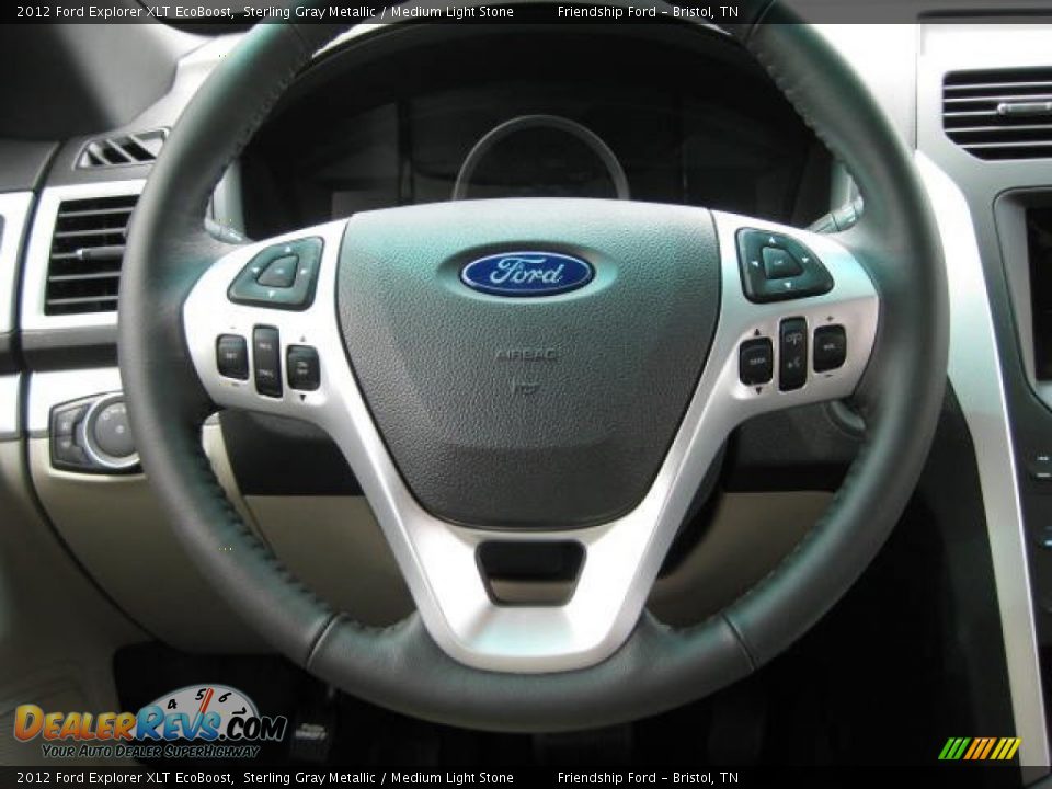 2012 Ford Explorer XLT EcoBoost Steering Wheel Photo #28