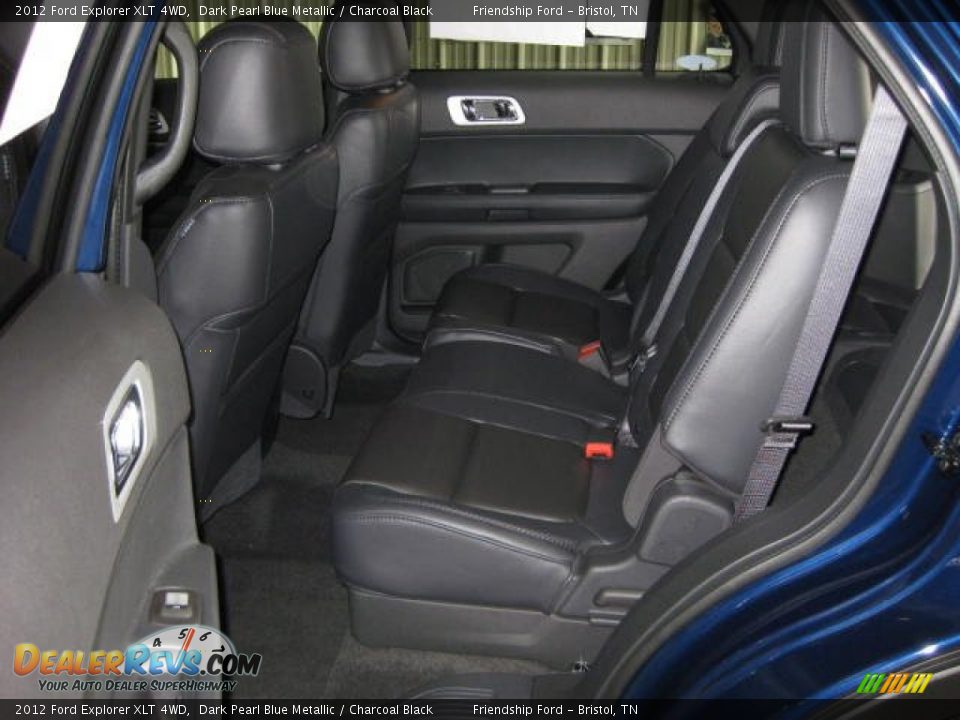 2012 Ford Explorer XLT 4WD Dark Pearl Blue Metallic / Charcoal Black Photo #15