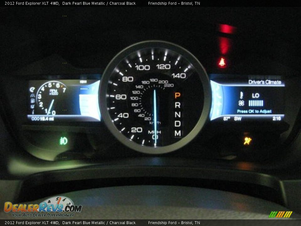 2012 Ford Explorer XLT 4WD Gauges Photo #29