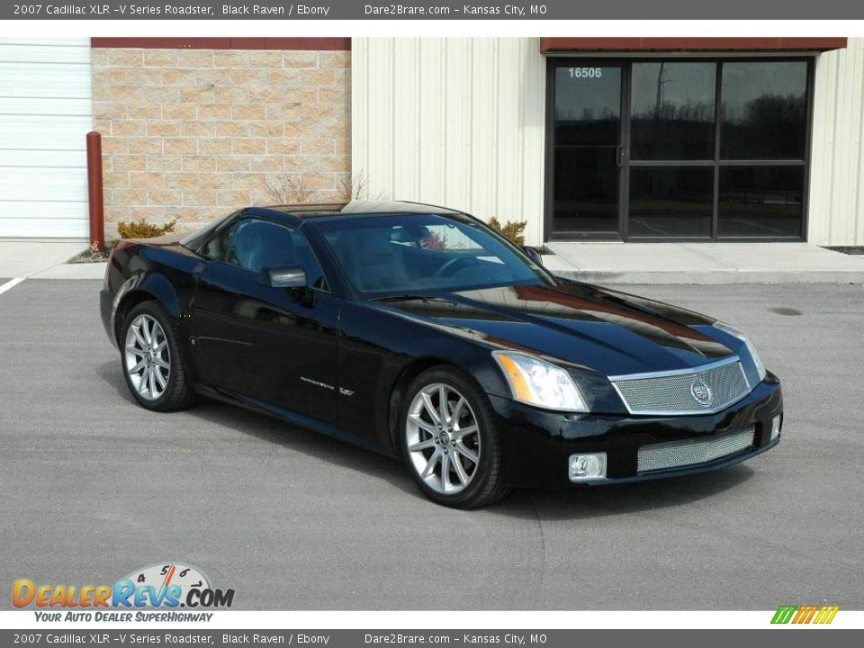 2007 Cadillac XLR -V Series Roadster Black Raven / Ebony Photo #1