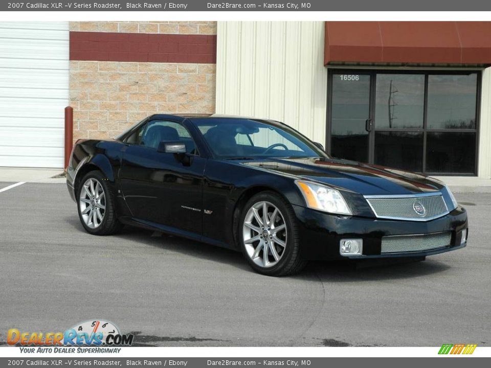 2007 Cadillac XLR -V Series Roadster Black Raven / Ebony Photo #2