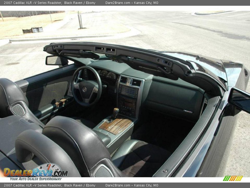 2007 Cadillac XLR -V Series Roadster Black Raven / Ebony Photo #6