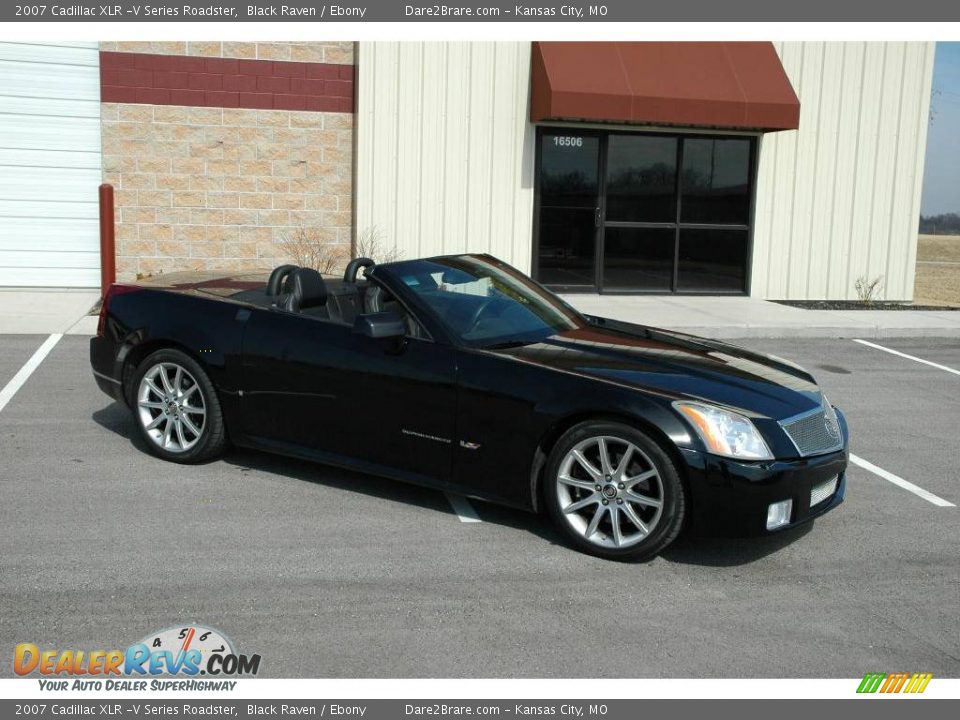 2007 Cadillac XLR -V Series Roadster Black Raven / Ebony Photo #7