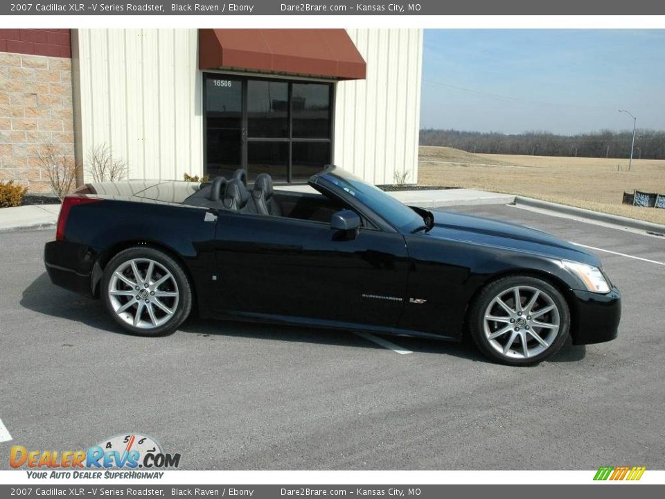 2007 Cadillac XLR -V Series Roadster Black Raven / Ebony Photo #8
