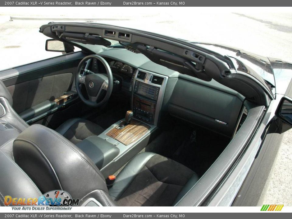 2007 Cadillac XLR -V Series Roadster Black Raven / Ebony Photo #9