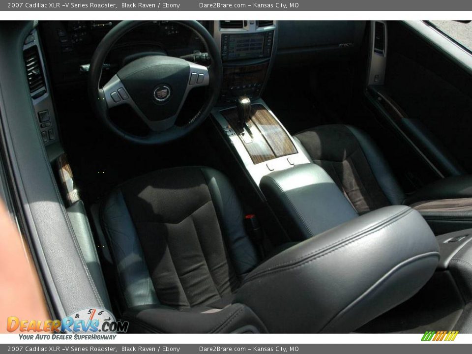 2007 Cadillac XLR -V Series Roadster Black Raven / Ebony Photo #11