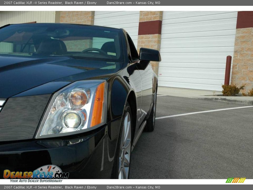 2007 Cadillac XLR -V Series Roadster Black Raven / Ebony Photo #17
