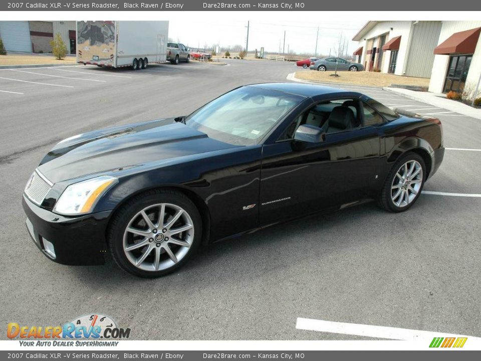 2007 Cadillac XLR -V Series Roadster Black Raven / Ebony Photo #19