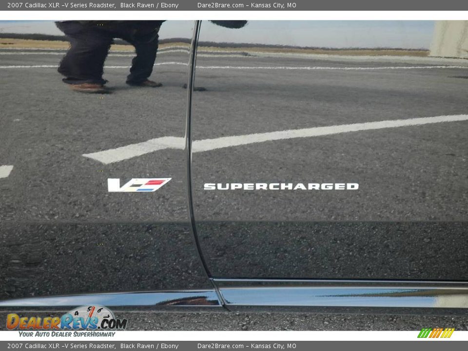 2007 Cadillac XLR -V Series Roadster Black Raven / Ebony Photo #20