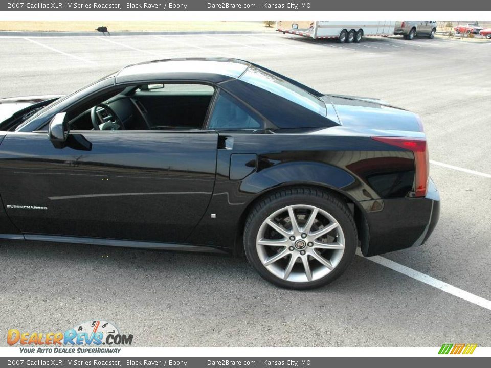 2007 Cadillac XLR -V Series Roadster Black Raven / Ebony Photo #21