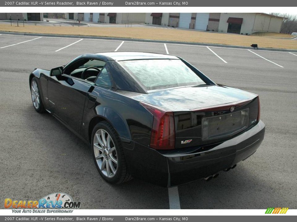 2007 Cadillac XLR -V Series Roadster Black Raven / Ebony Photo #22