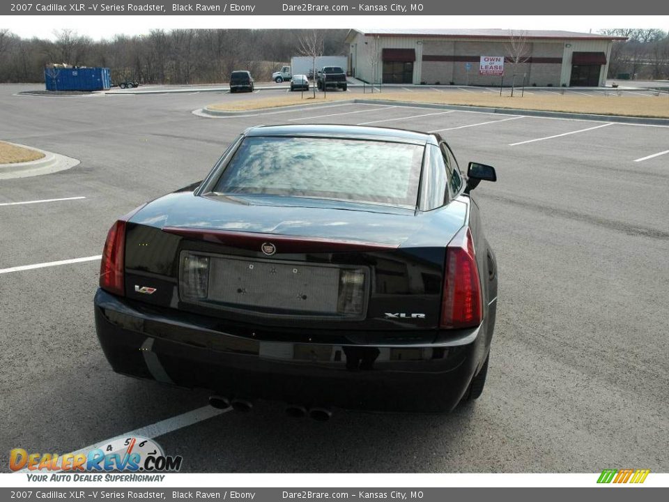2007 Cadillac XLR -V Series Roadster Black Raven / Ebony Photo #23