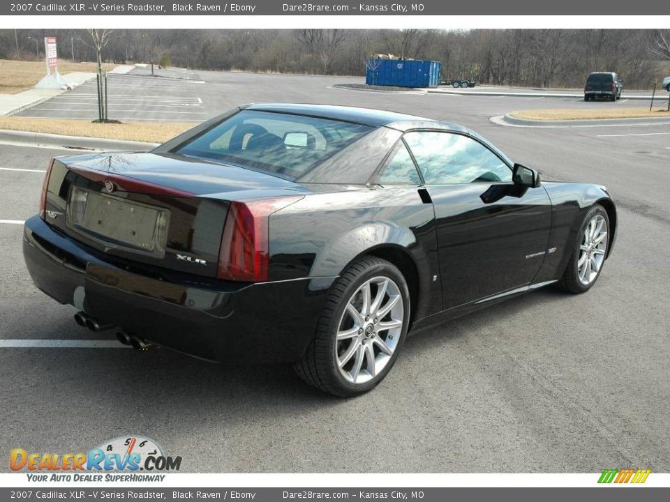 2007 Cadillac XLR -V Series Roadster Black Raven / Ebony Photo #24