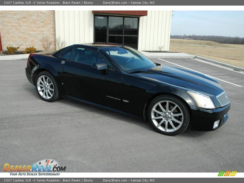 2007 Cadillac XLR -V Series Roadster Black Raven / Ebony Photo #25