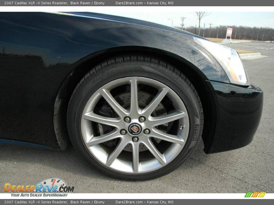 2007 Cadillac XLR -V Series Roadster Black Raven / Ebony Photo #26