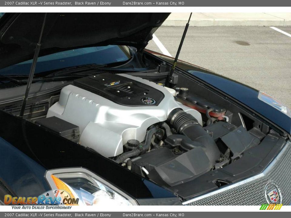 2007 Cadillac XLR -V Series Roadster Black Raven / Ebony Photo #28