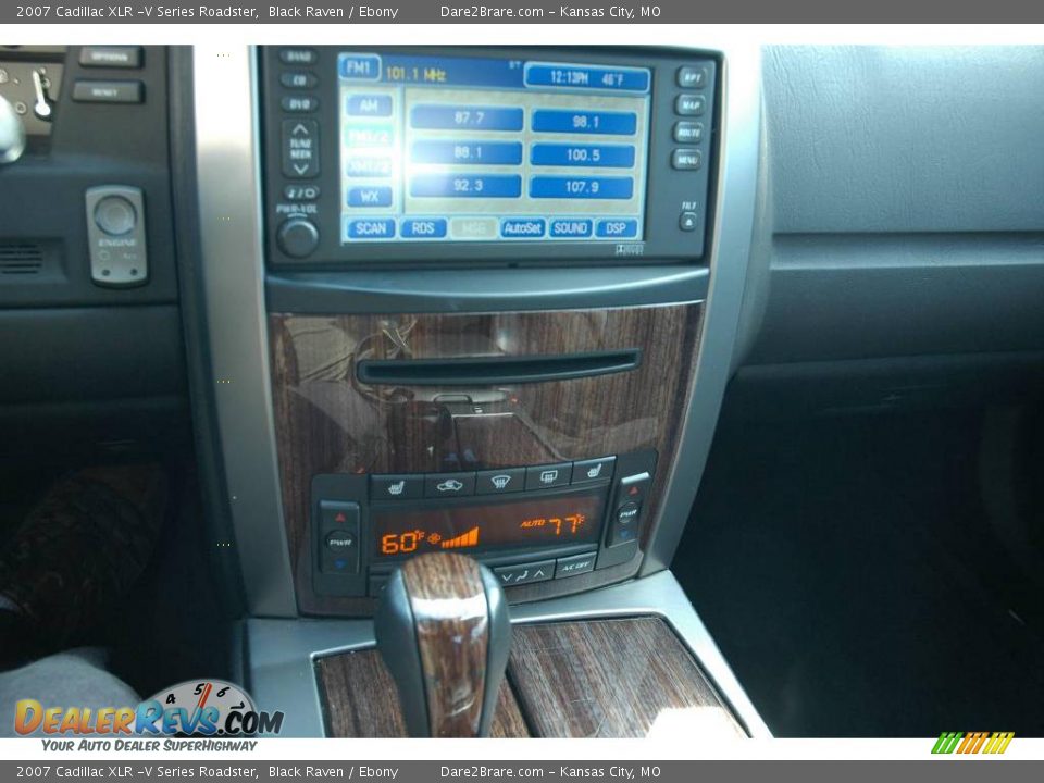 2007 Cadillac XLR -V Series Roadster Black Raven / Ebony Photo #32